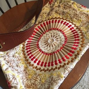 Cole Haan Sierra embroidered bag